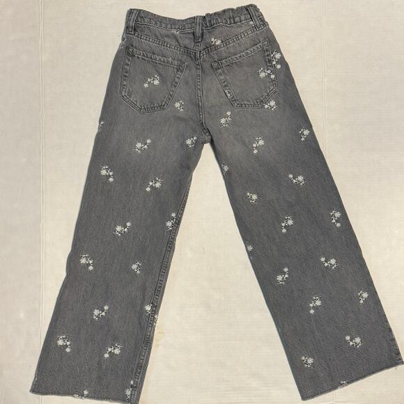 Gap Kids Lot of 2 Girl 10 Low Stride Jeans Embroidered Distressed School Casual - Picture 4 of 16